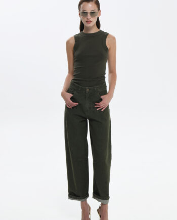 INNA SAC & CO HIGH WAIST BALLOON FIT JEANS