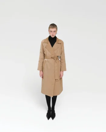 MILLA TRENCH COAT TABAC