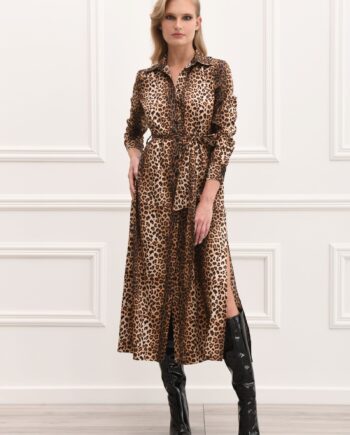 SILKY ANIMAL PRINT DRESS TWENTY 29
